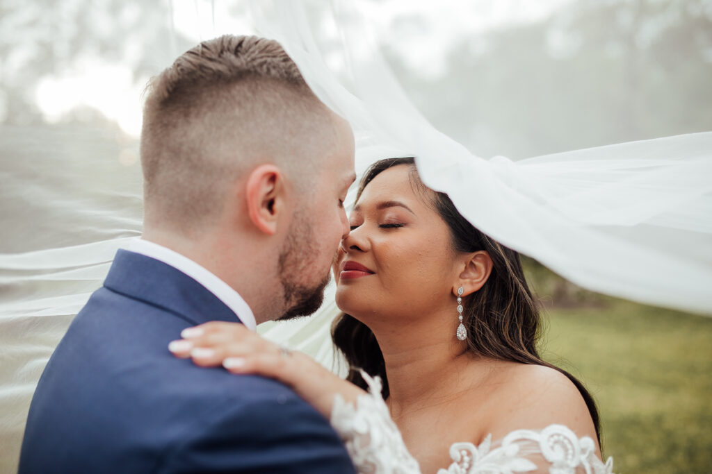 Unexpected rain on wedding day