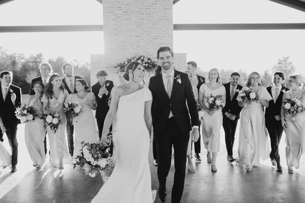 Group shot of bridal party