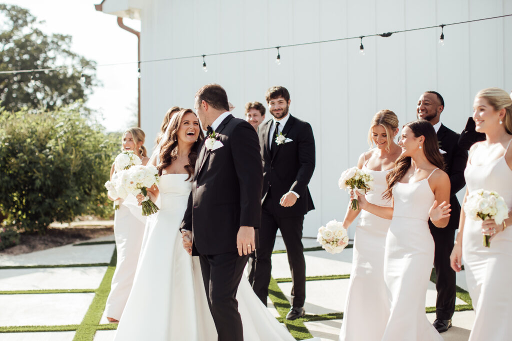 Bridal party shots at venue